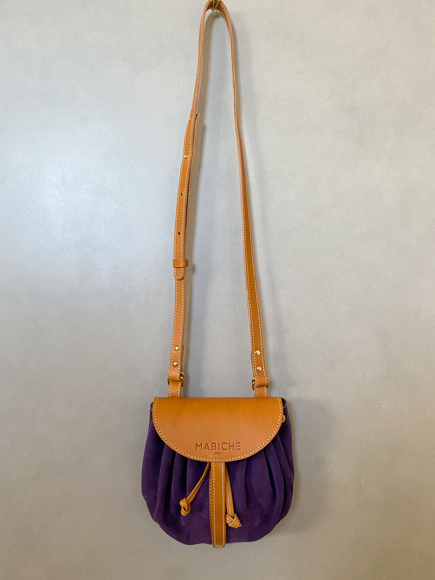Besace Maryjane Naturel & Violet