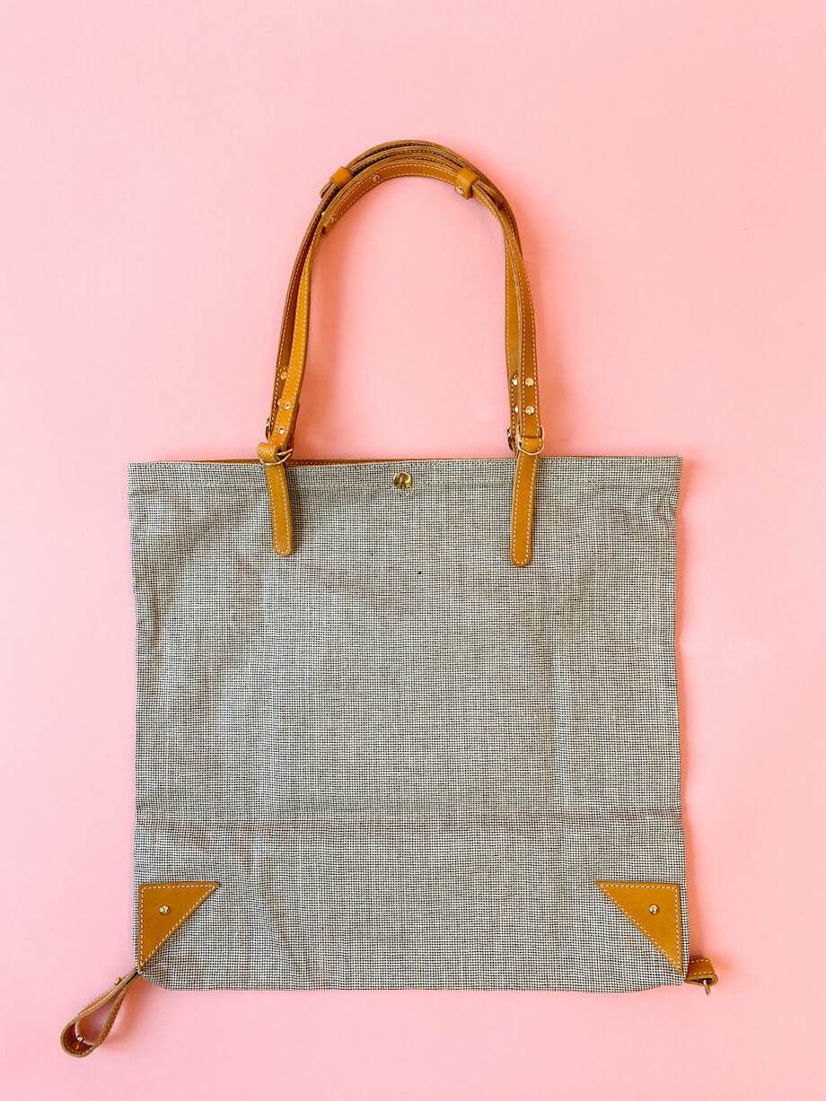 Cabas Gigi Camel & Lin Noir
