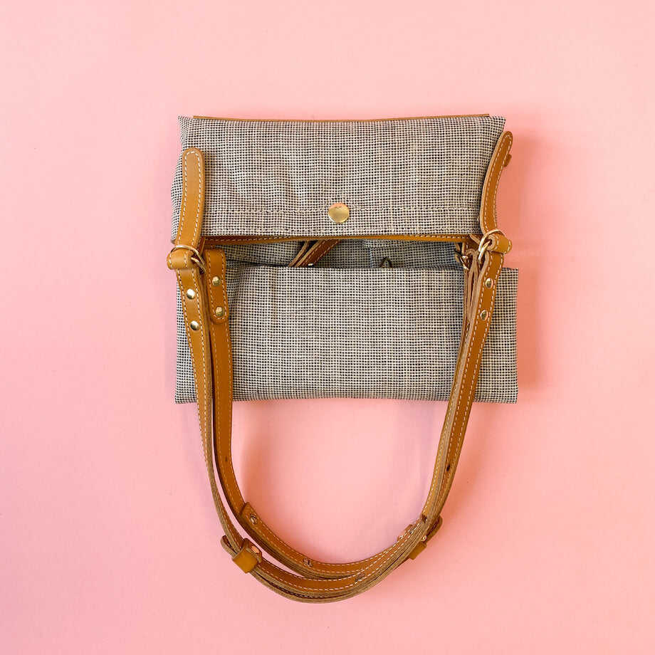 Cabas Gigi Camel & Lin Noir