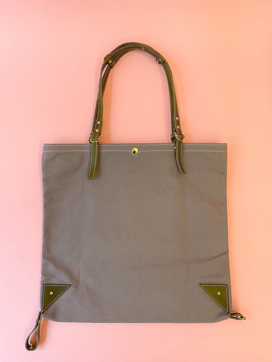 Cabas Gigi Olive & Rose