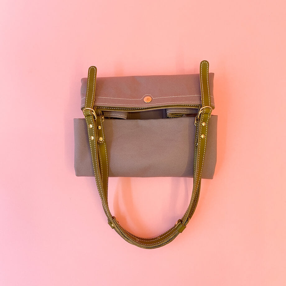 Cabas Gigi Olive & Rose