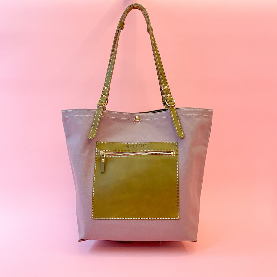 Cabas Gigi Olive & Rose