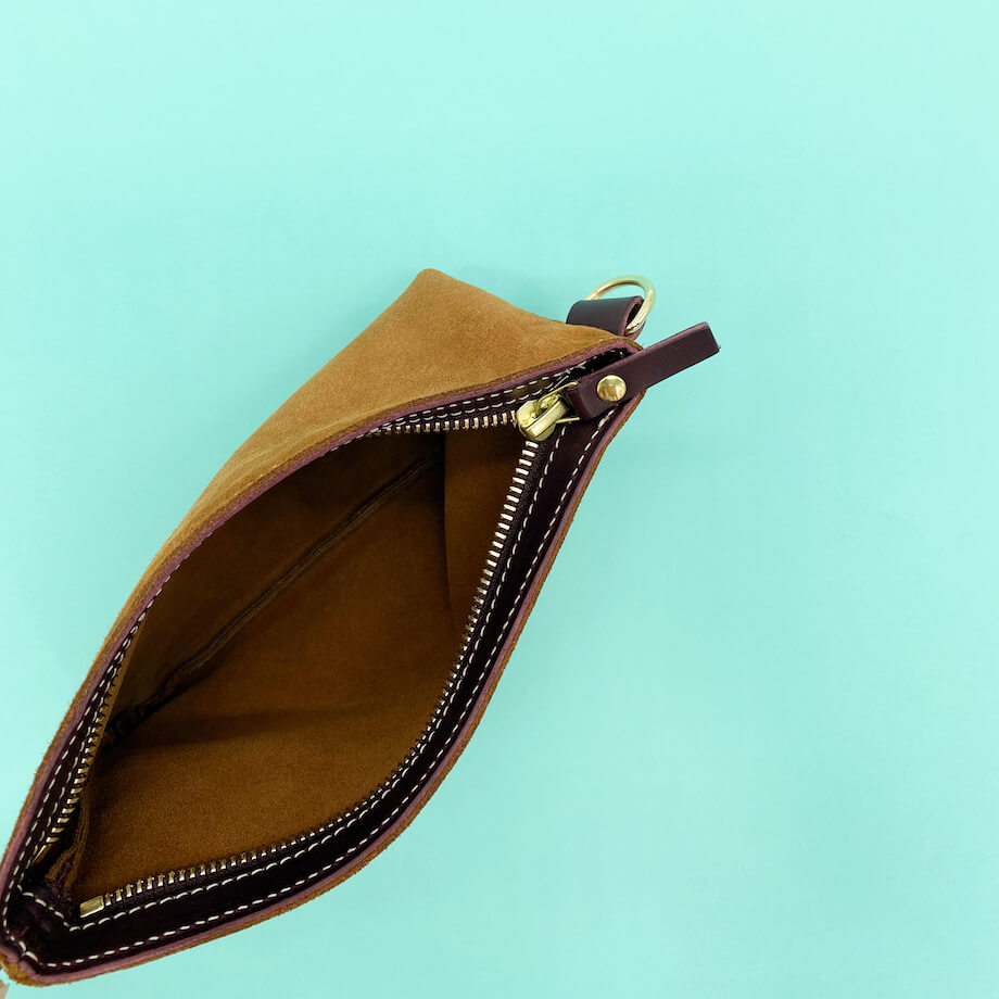 Pochette Léo double anneaux Ecureuil