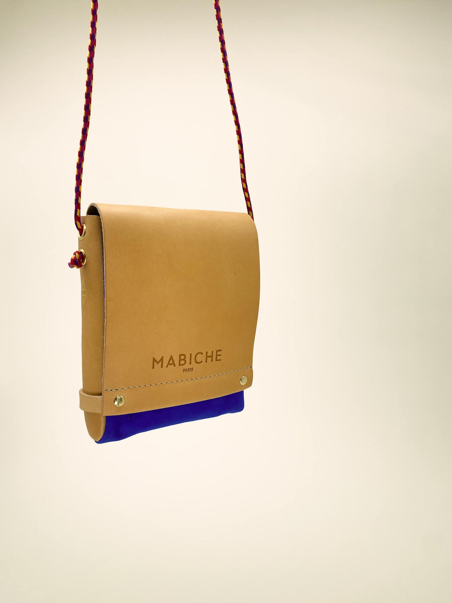 Pochette Loulou Naturel & Bleu France