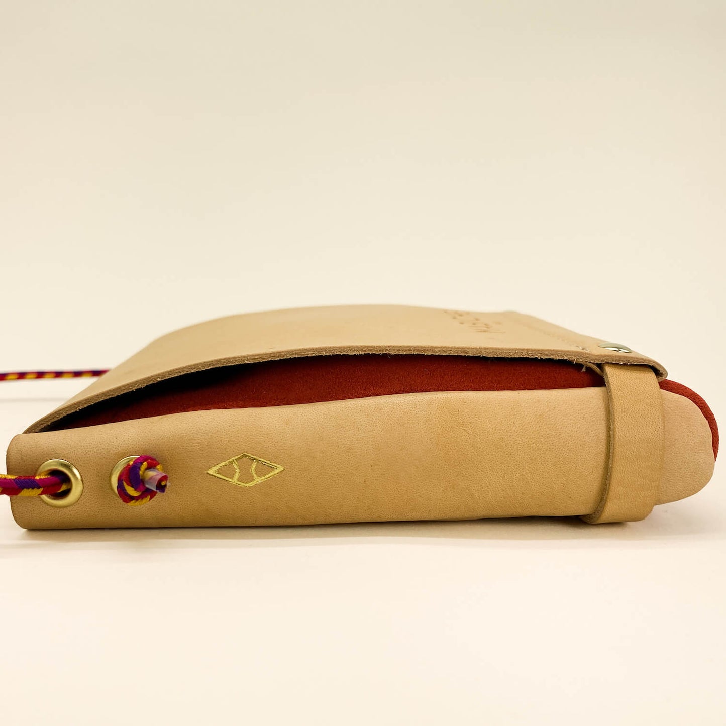 Pochette Loulou Naturel & Corail
