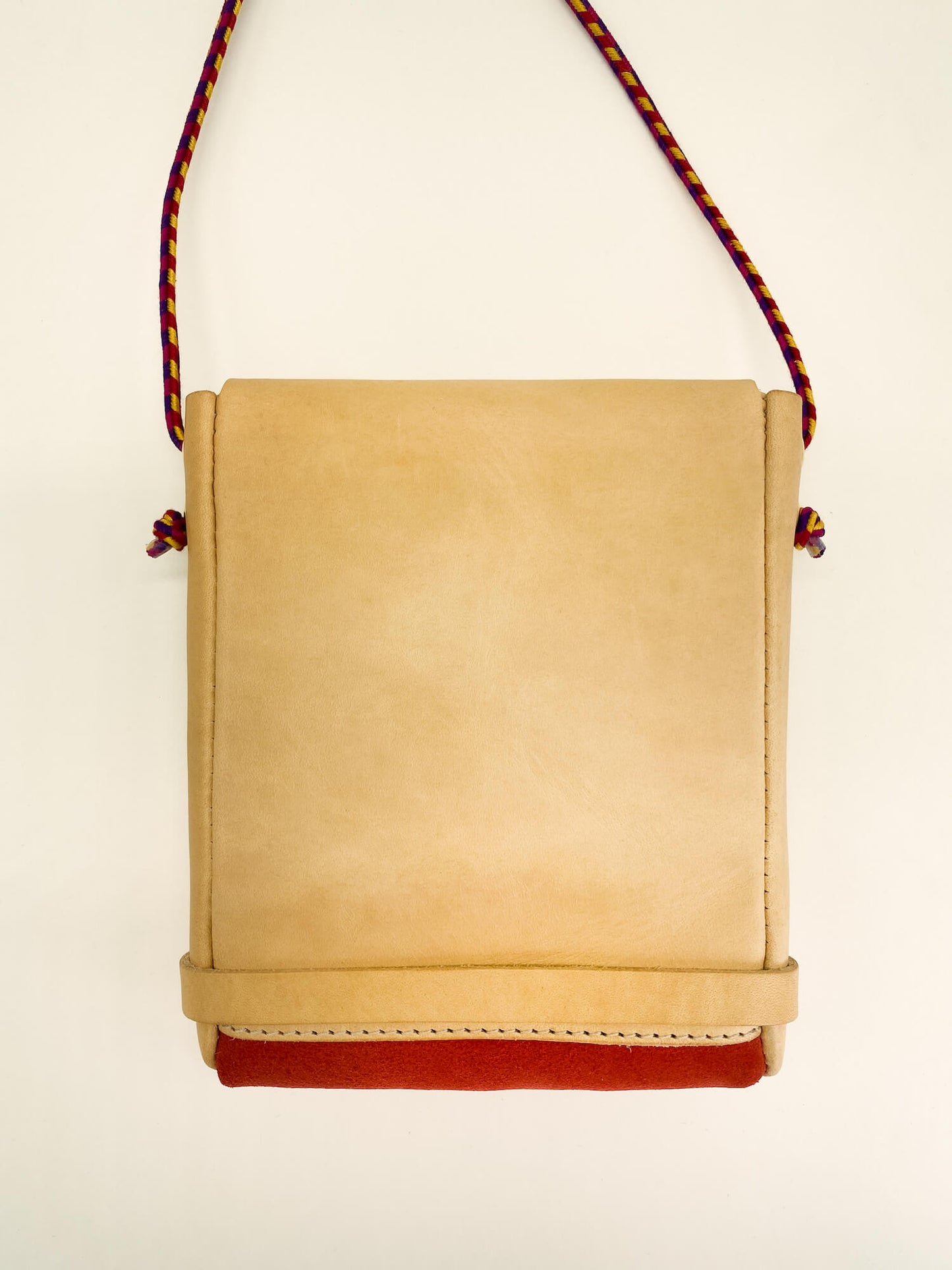 Pochette Loulou Naturel & Corail