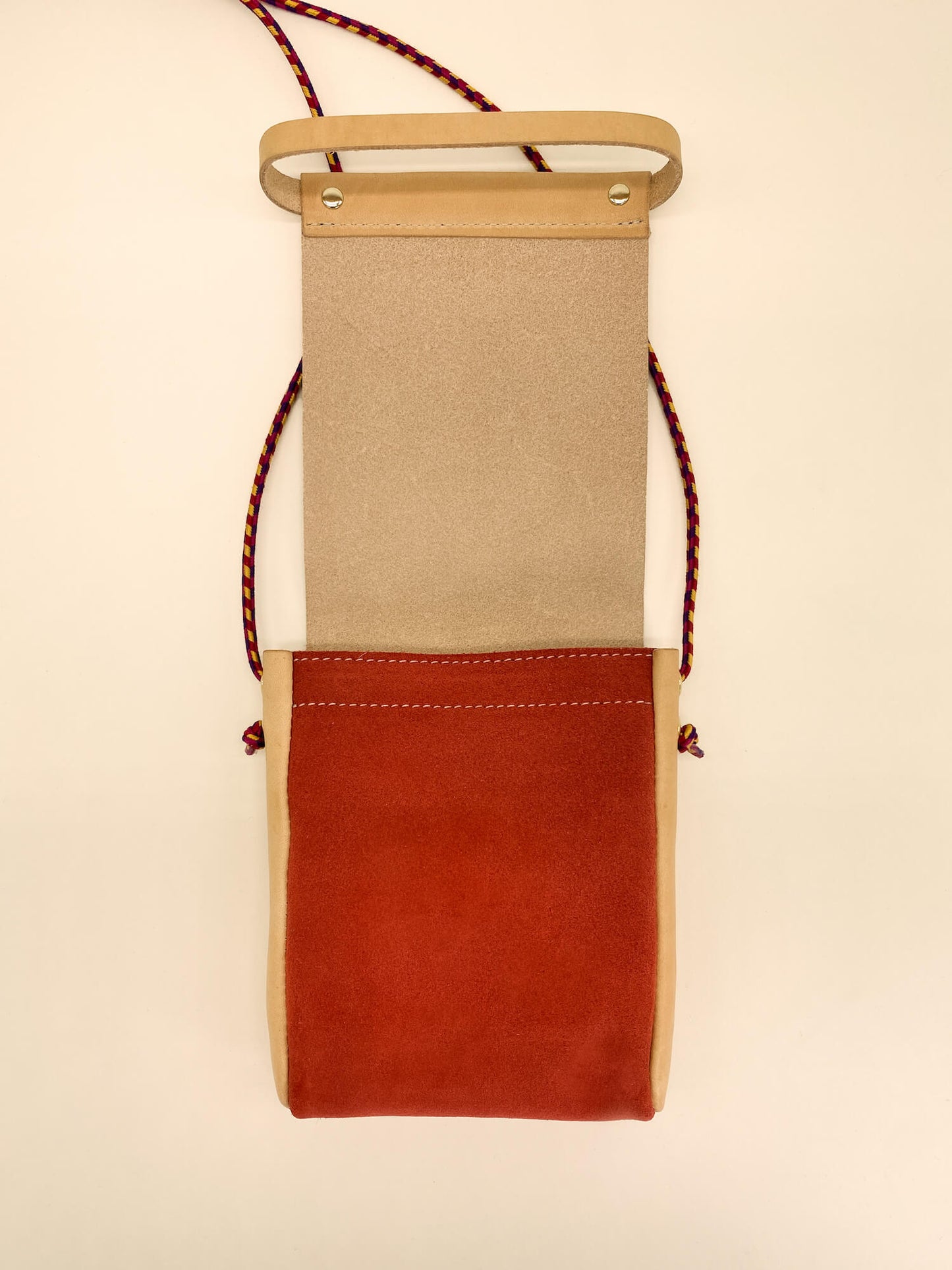 Pochette Loulou Naturel & Corail