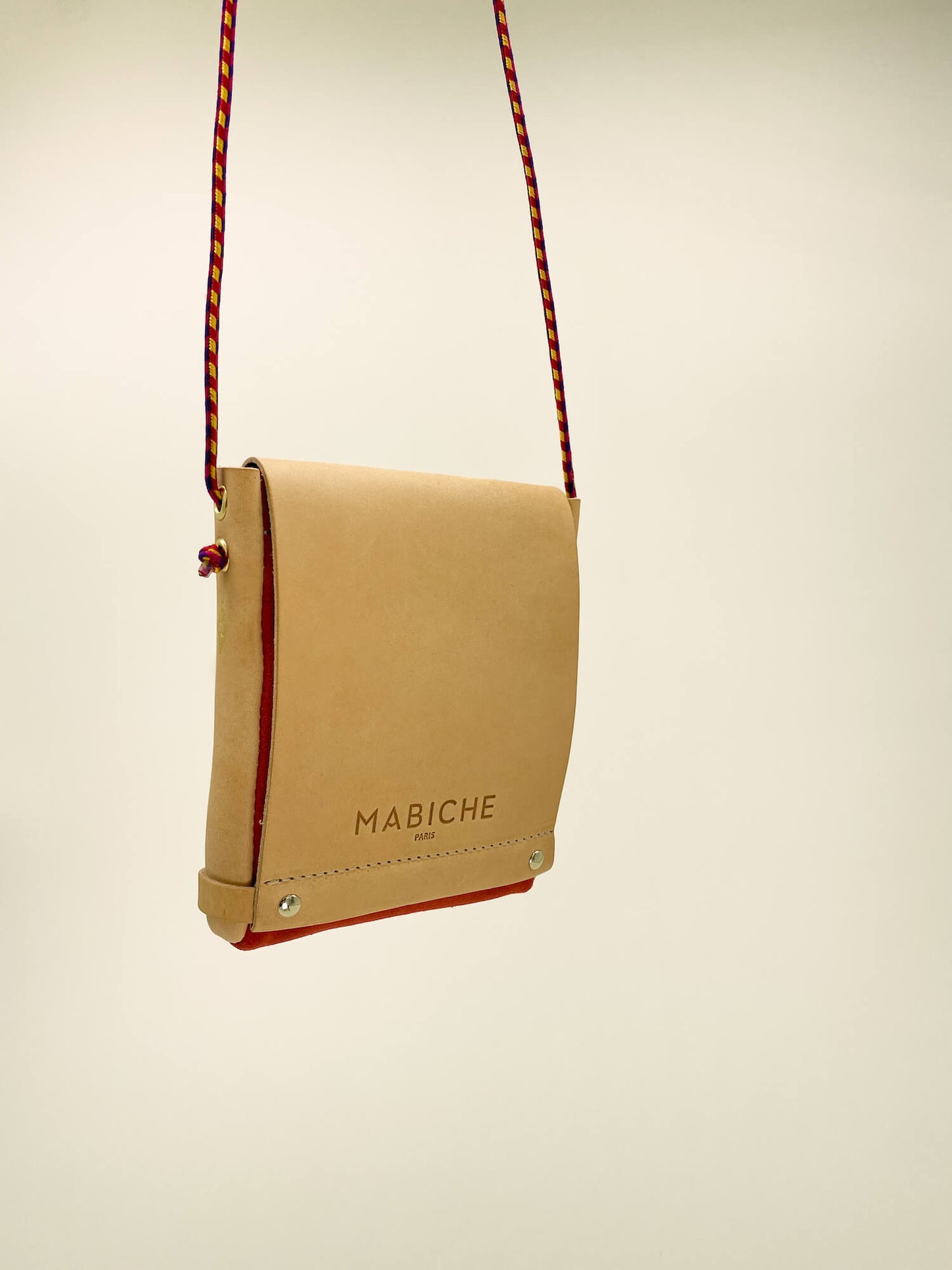 Pochette Loulou Naturel & Corail