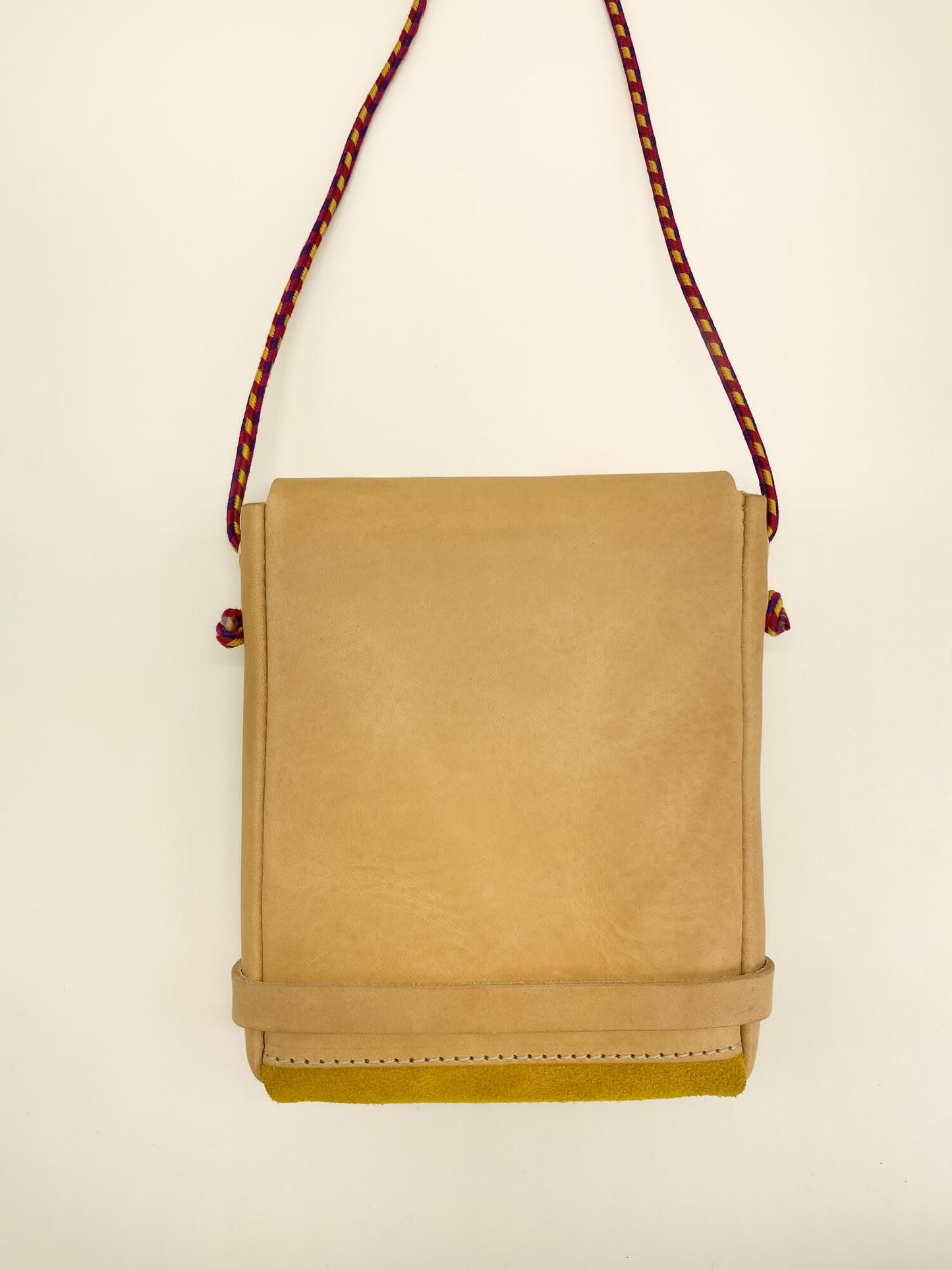Pochette Loulou Naturel & Moutarde