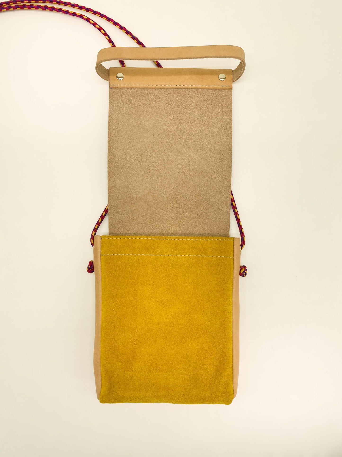 Pochette Loulou Naturel & Moutarde