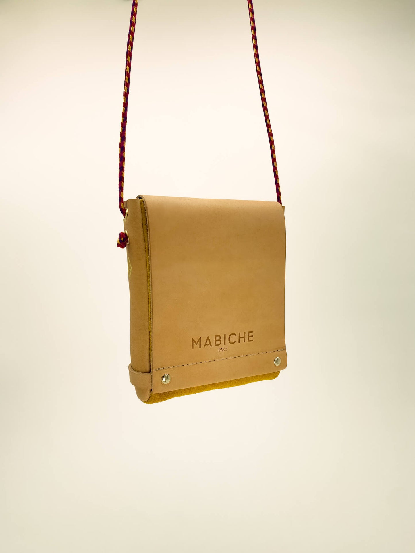 Pochette Loulou Naturel & Moutarde
