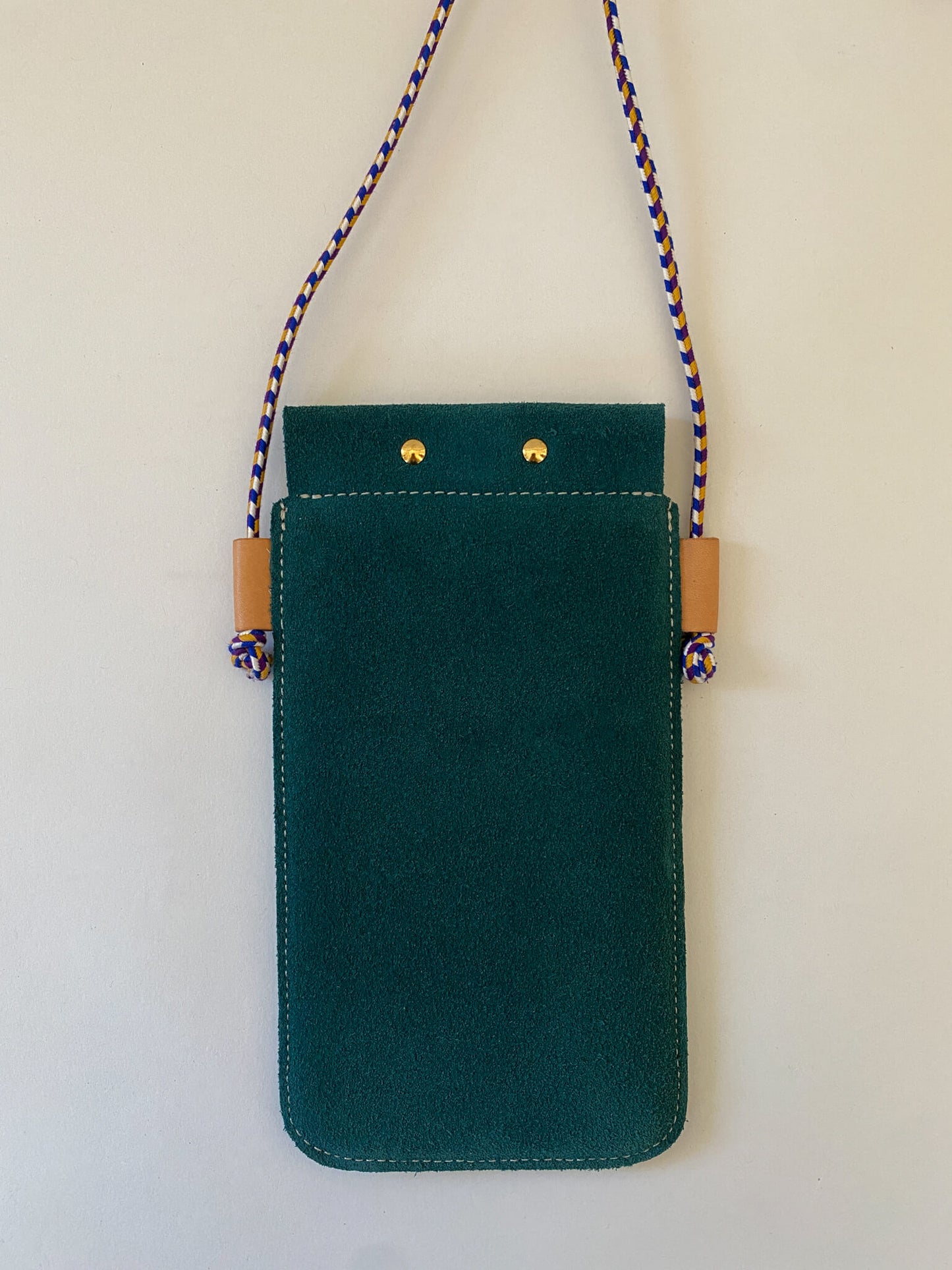 Etui téléphone bandoulière Marion Grande Vert Emeraude