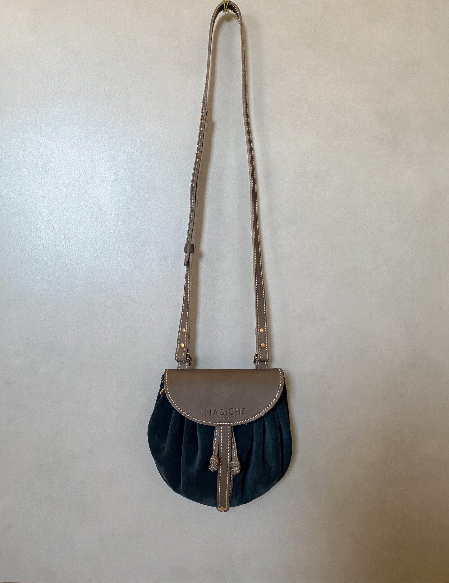 Besace Maryjane Smog & Anthracite