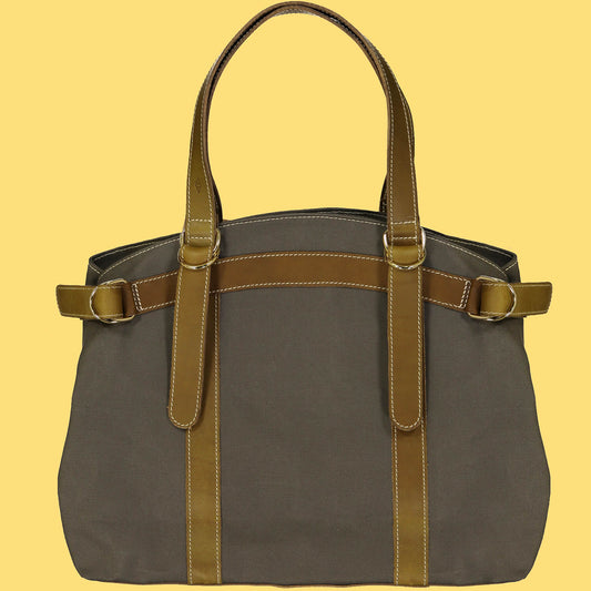 Cabas Bianca Olive & Toile Kaki