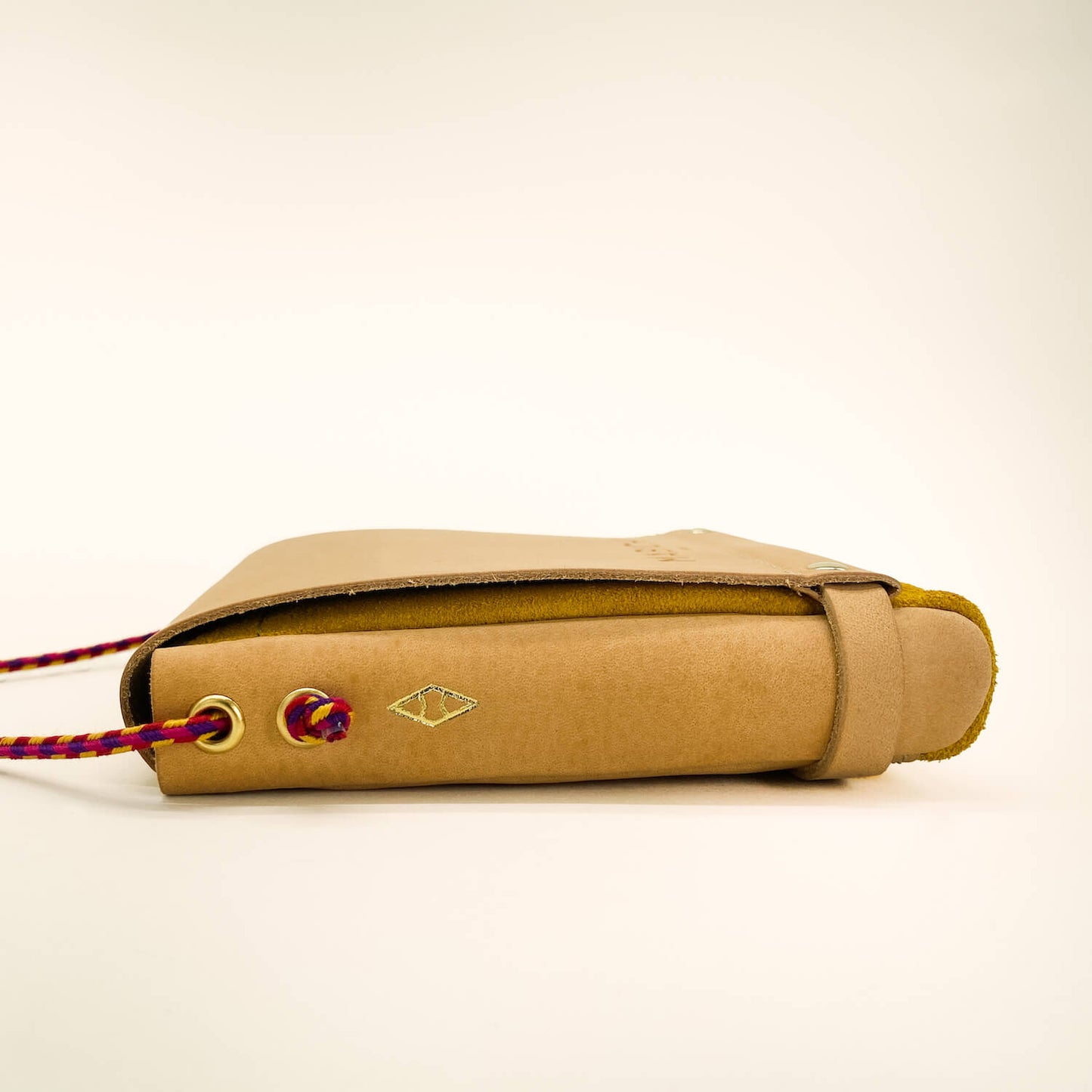 Pochette Loulou Naturel & Moutarde